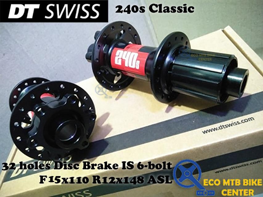 DT SWISS Hubs 240s Classic 32H Disc Brake IS 6-bolt