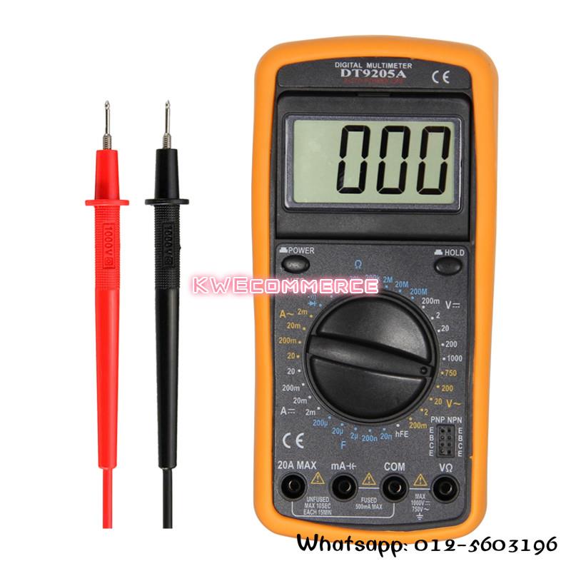 DIGITAL MULTIMETER DT9205A PDF