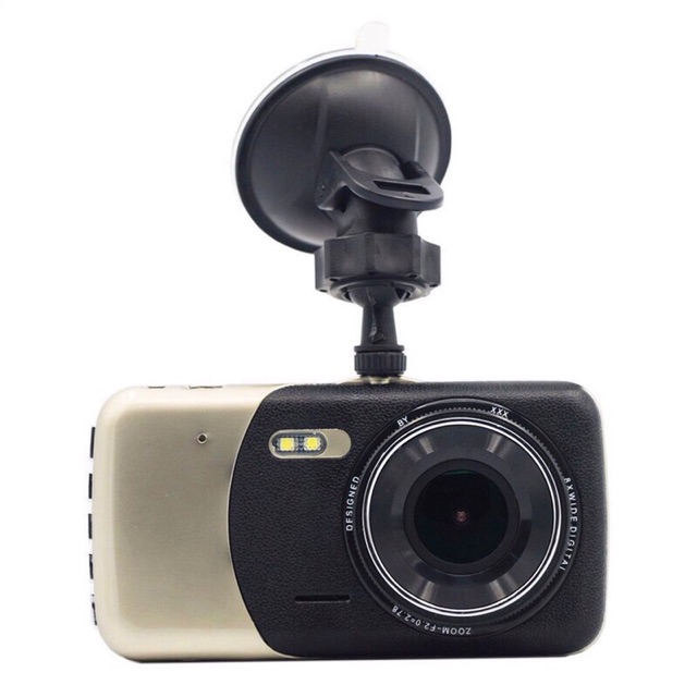 Dual Lens DVR X600 4 &quot; Dashcam WDR Full HD 1080P CarCamera Recorder