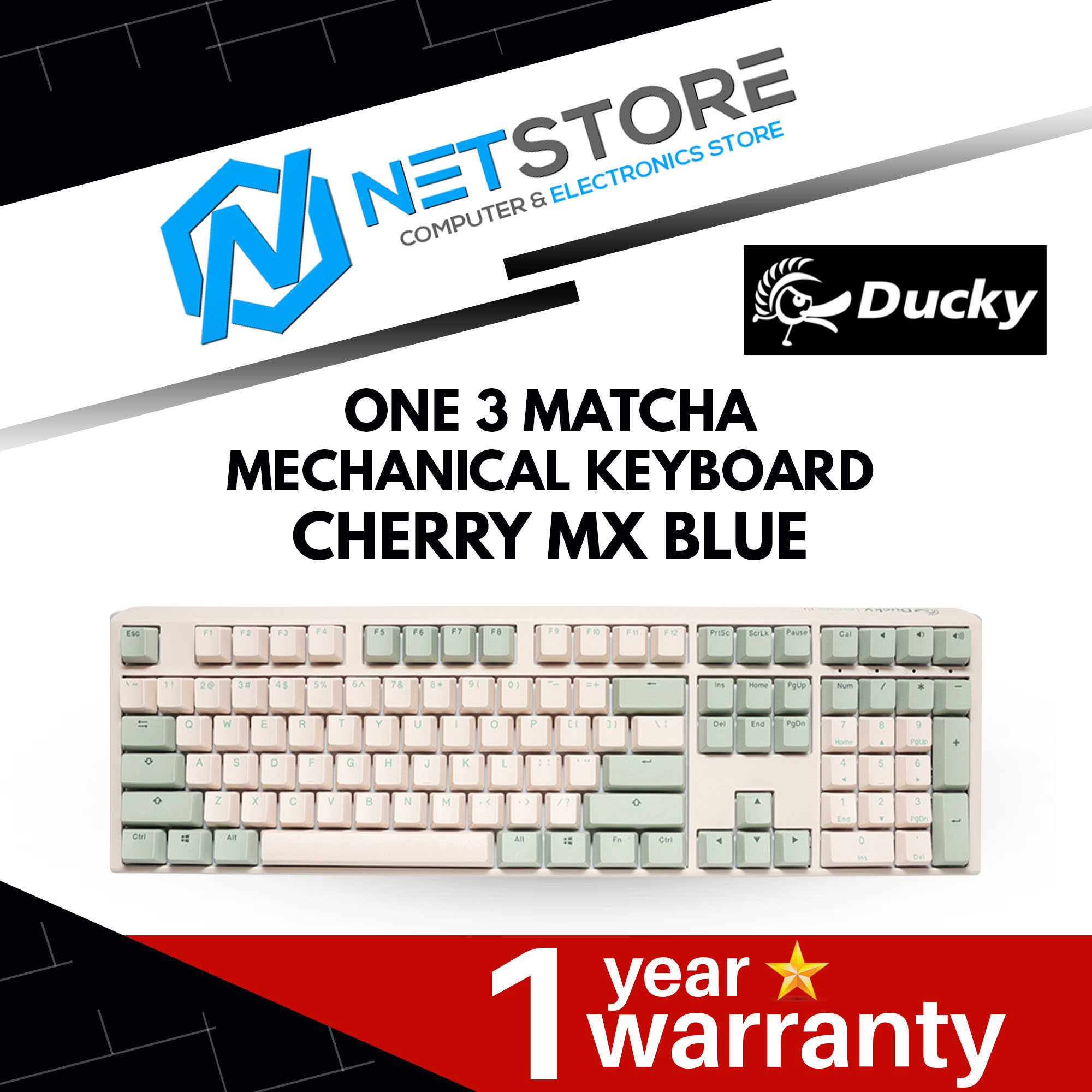 DUCKY ONE 3 MATCHA MECHANICAL KEYBO (end 2/19/2024 1200 AM)