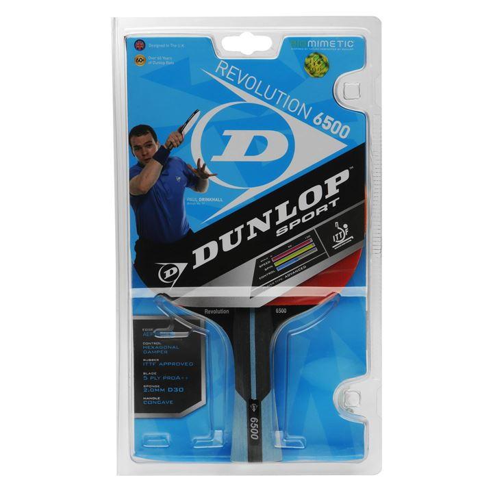 Dunlop Revolution 6500 Table Tennis Ping Pong Rackets Import Bat