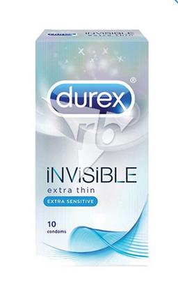 Durex Invisible Sensitive 10s x 12 boxes (1 carton)