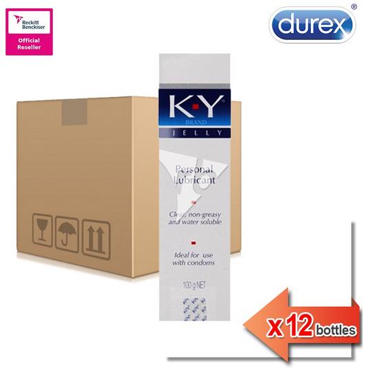 Durex K-Y Jelly Personal Lubricant 100g x 12 bottles (1 carton)
