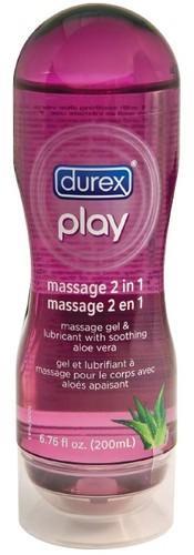 Durex Play 2 in 1 Massage Gel Lubricant 200ml X 2