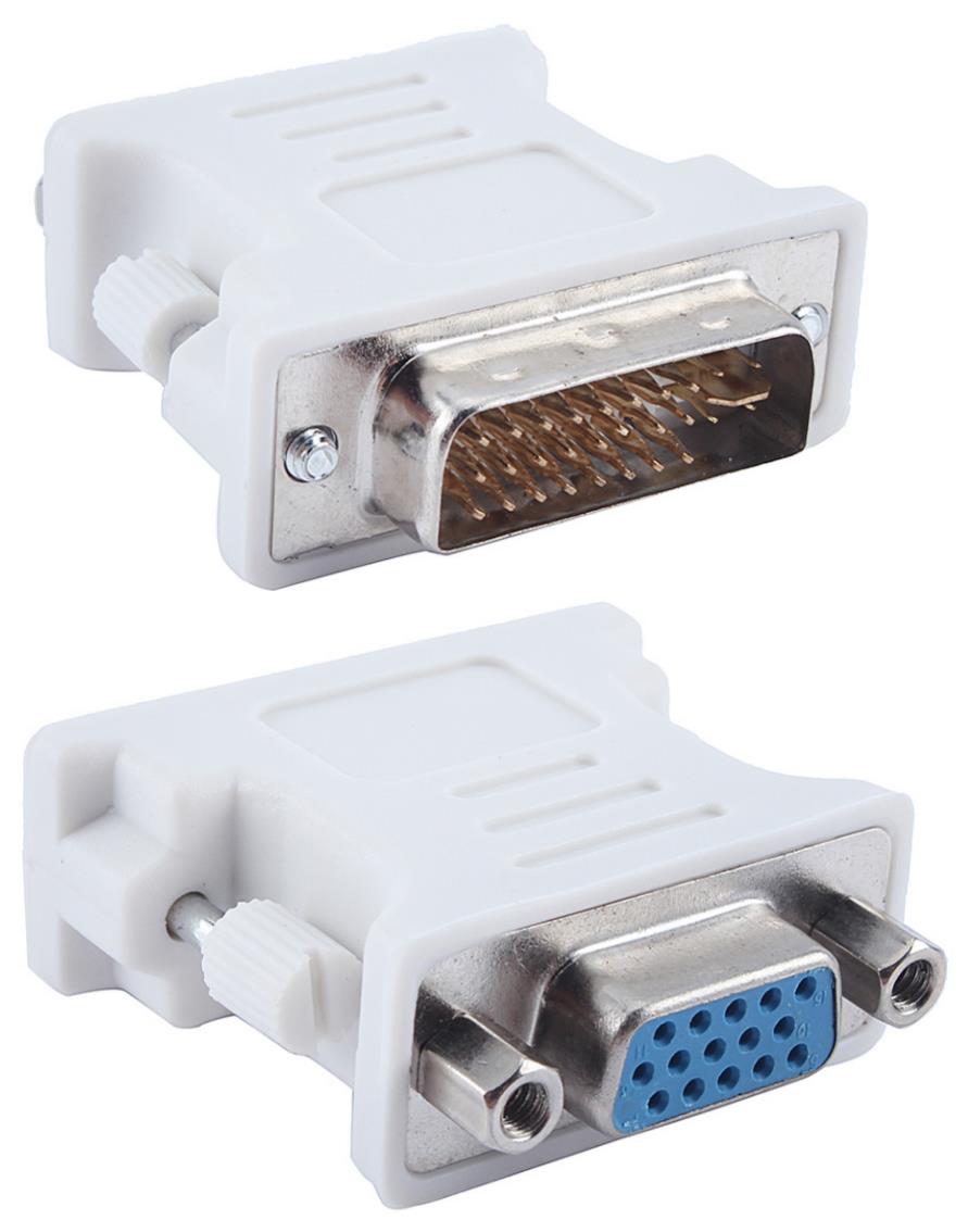 DVI to VGA Video Converter Adapter VGA Male to DVI Female 24+1 24+5