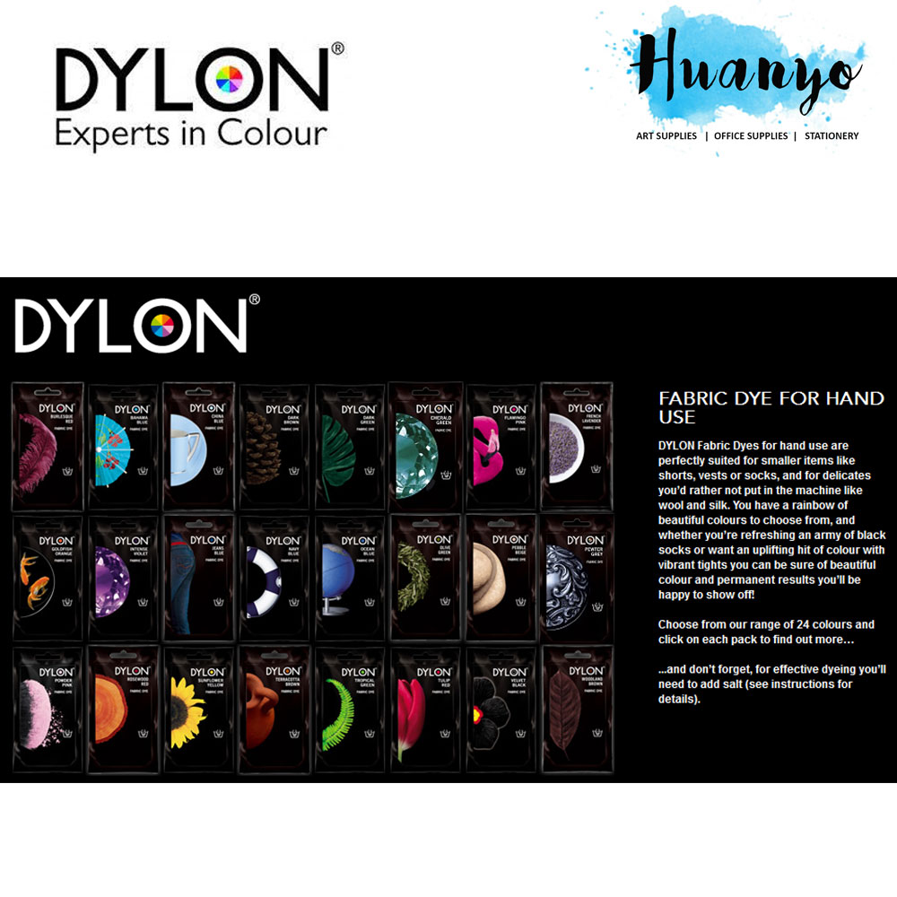 Dylon Dye Colour Chart