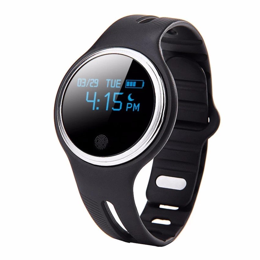 E07 Bluetooth Fitness Tracker Health Bracelet Sports Smart Band (Black)