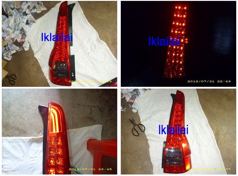 EAGLE EYES HONDA CRV '07-12 LED Tail Lamp Mugen RR Style [Red]
