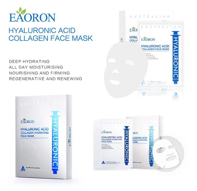 Eaoron hyaluronic acid collagen hydrating face mask