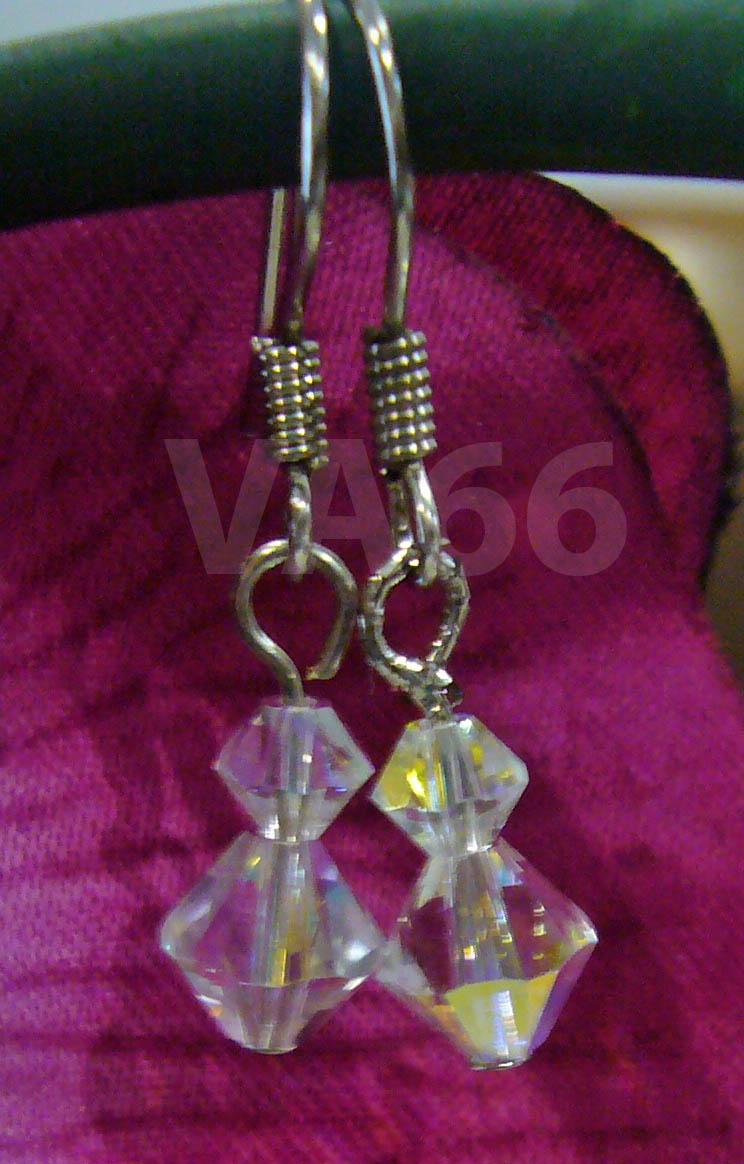 Earrings Swarovski Crystal Custom Made Choose Colour
