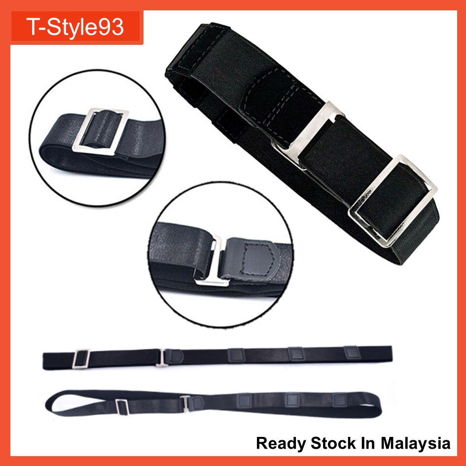 easy shirt stay adjustable belt
