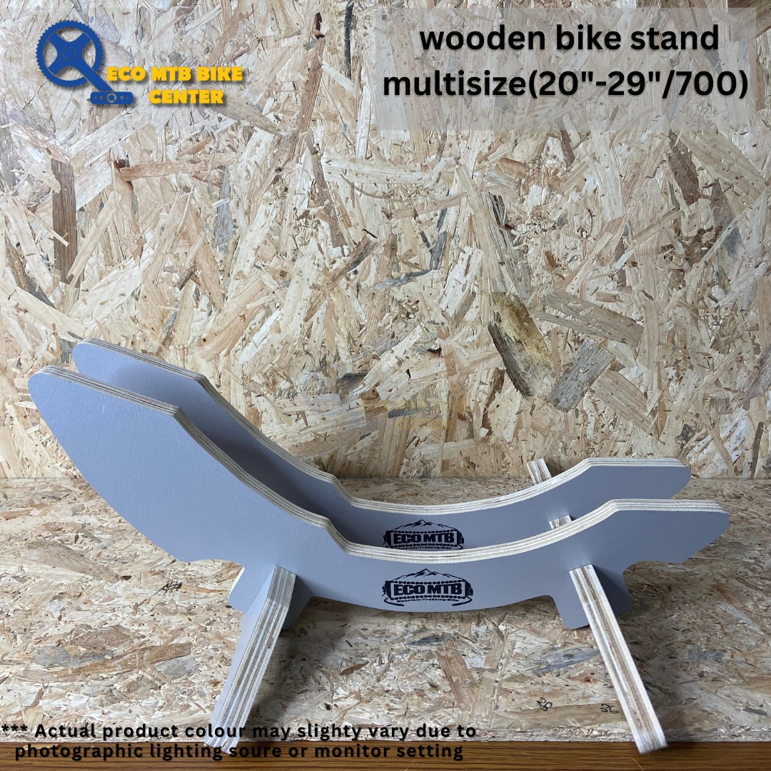 ECO MTB WOODEN BIKE STAND MULTISIZE (20&quot;-29&quot;-700C)