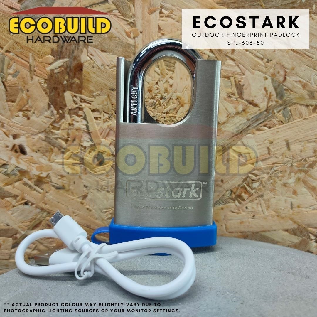 ECOSTARK Outdoor Brass Fingerprint Padlock SPL-306-50