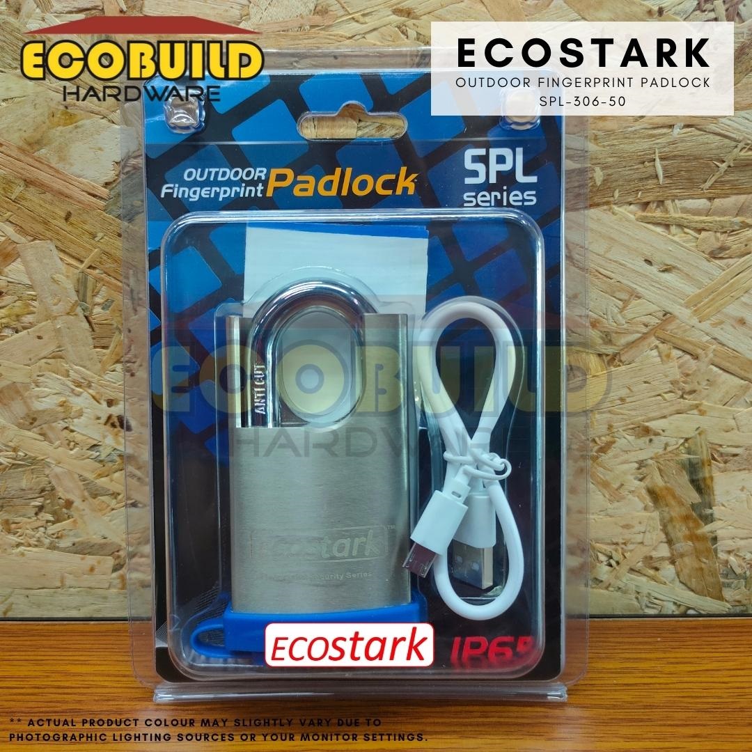 ECOSTARK Outdoor Brass Fingerprint Padlock SPL-306-50