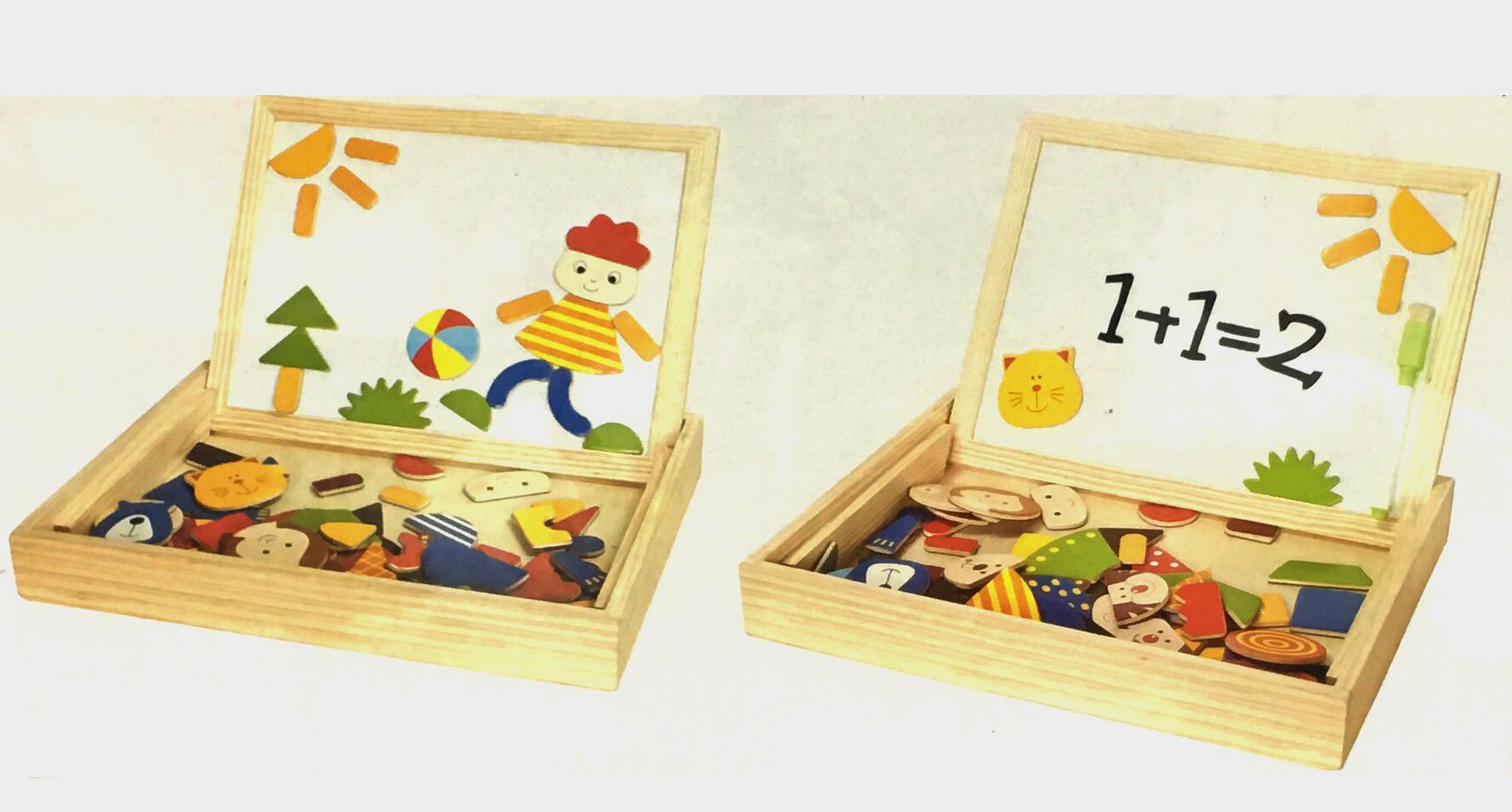 Educational Toy Magnet Whiteboard with Shapes