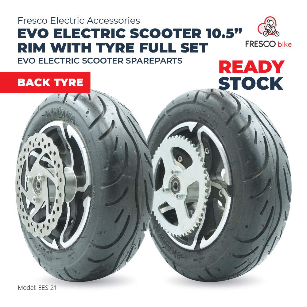EES-21 Evo Electric Scooter 10.5&#8221; Rim With Tyre Full Set Spare parts