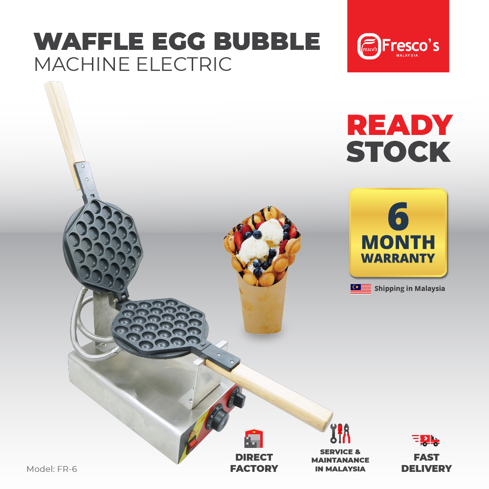 Egg Bubble Waffle Machine Electric