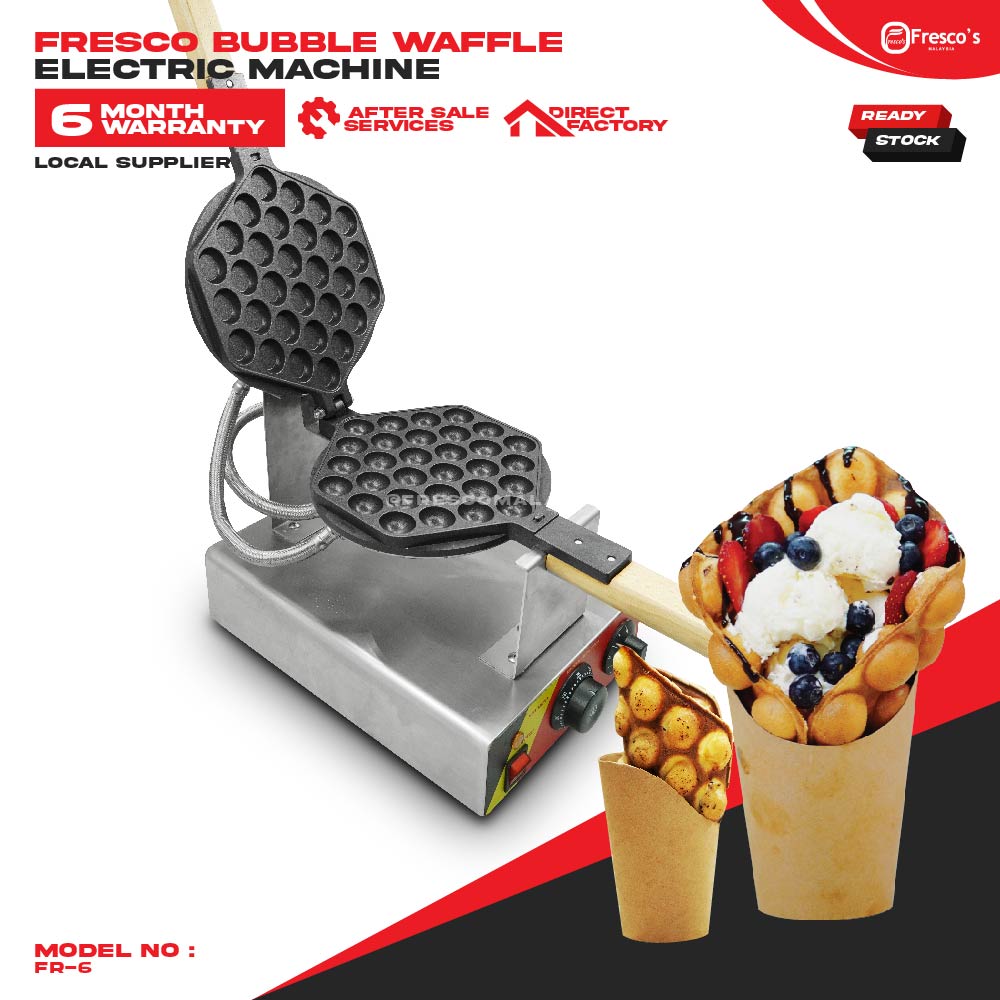 Egg Bubble Waffle Machine Electric