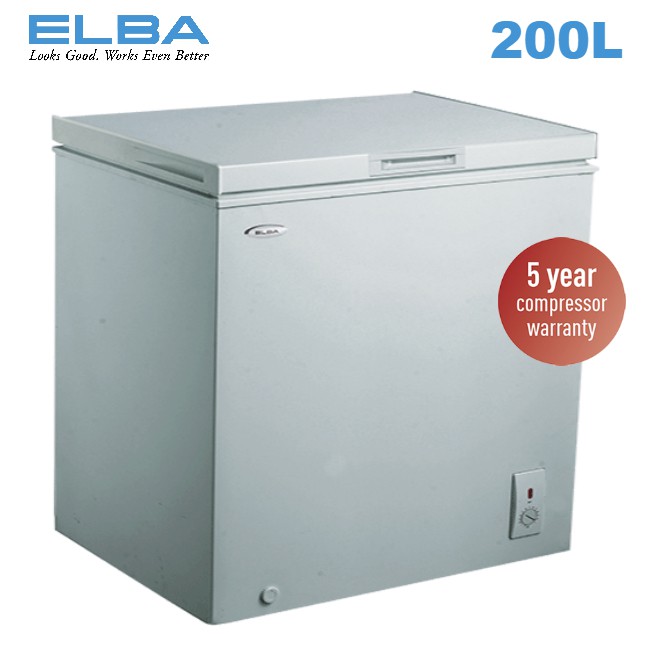 ELBA EF-E2620(GR) 260L (Net 200L) Chest Freezer
