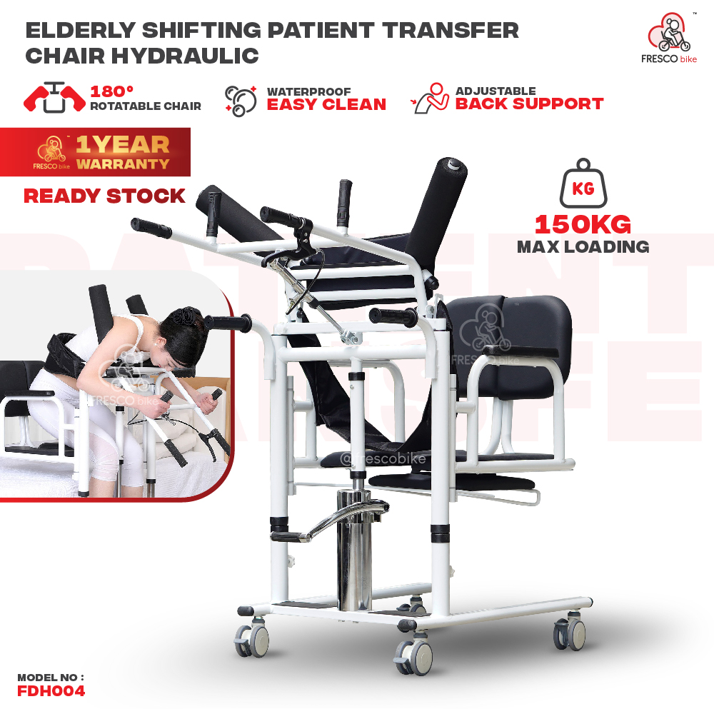 Elderly Shifting Patient Transfer Chair Hydraulic