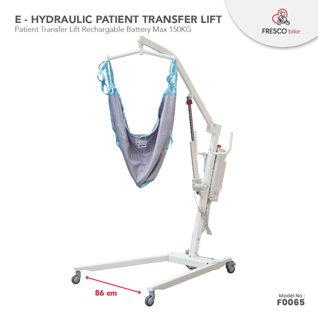 Electric Dual Hydraulic Patient Transfer Lift Rechargeable Battery