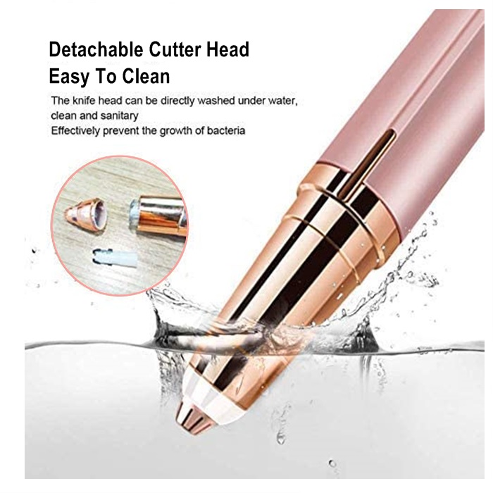 Electric Eyebrow Trimmer Brows Rechargeable USB Pen Hair Remover Painless Mult