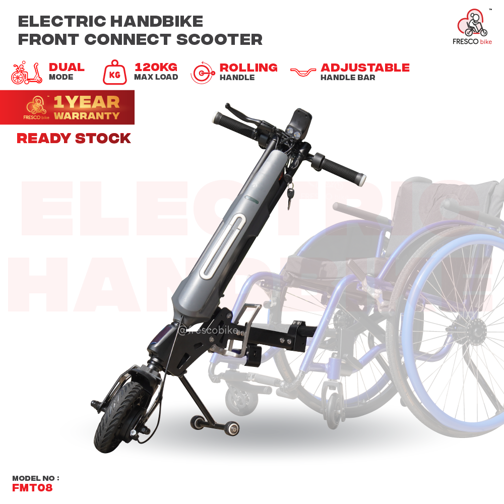 Electric Handbike Manual Wheelchair Front Connect Scooter