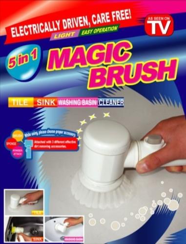 Electric Magic Brush Tub 5 in 1 Cleaning Brush