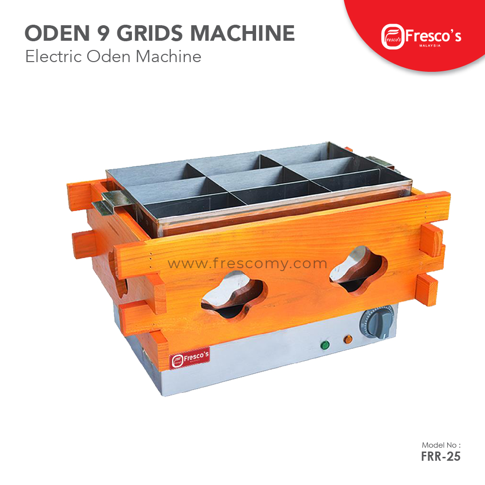 Electric Oden 9 Grids FRR-25 Oden Machine