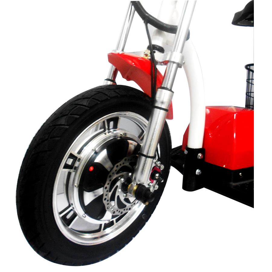 Electric Scooter 3 Wheel BIKE 500W 48V With Suspension With Big Seat