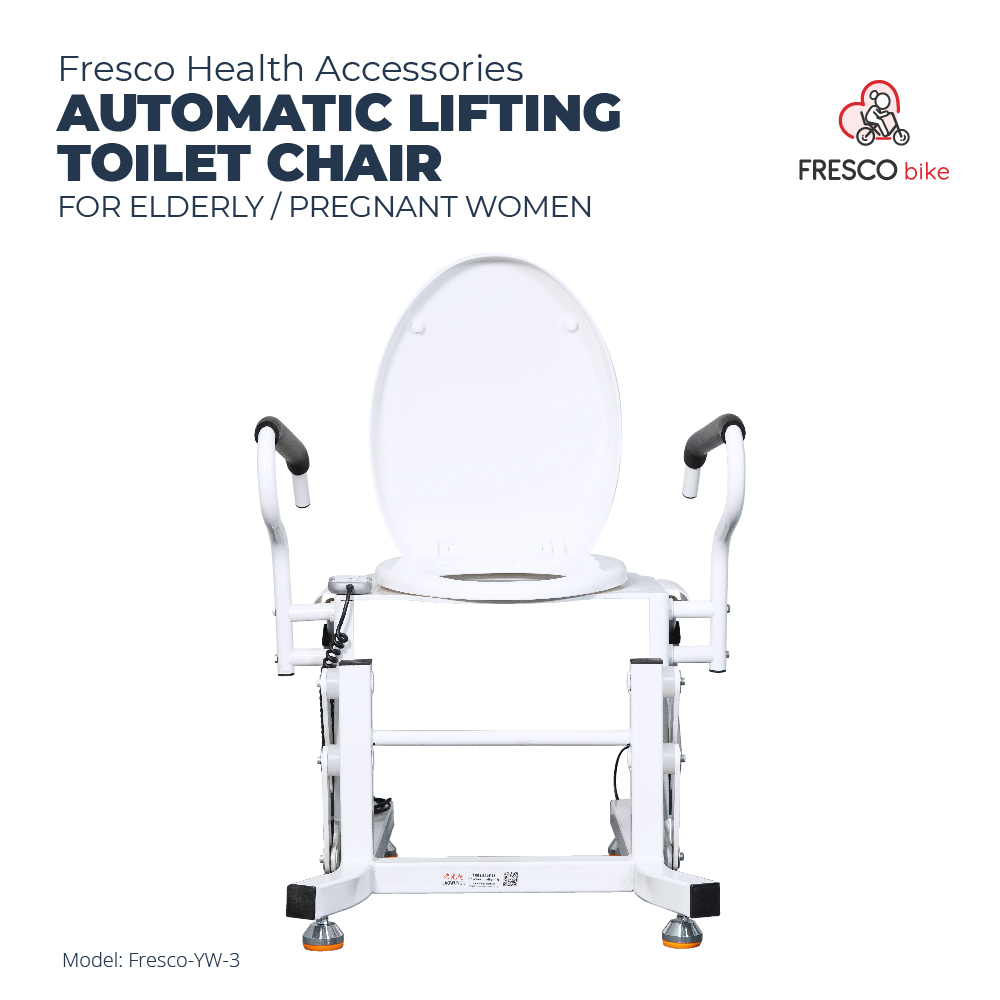 Electric Smart Elderly Automatic Lifting Seat Chair Toilet Handle Bar