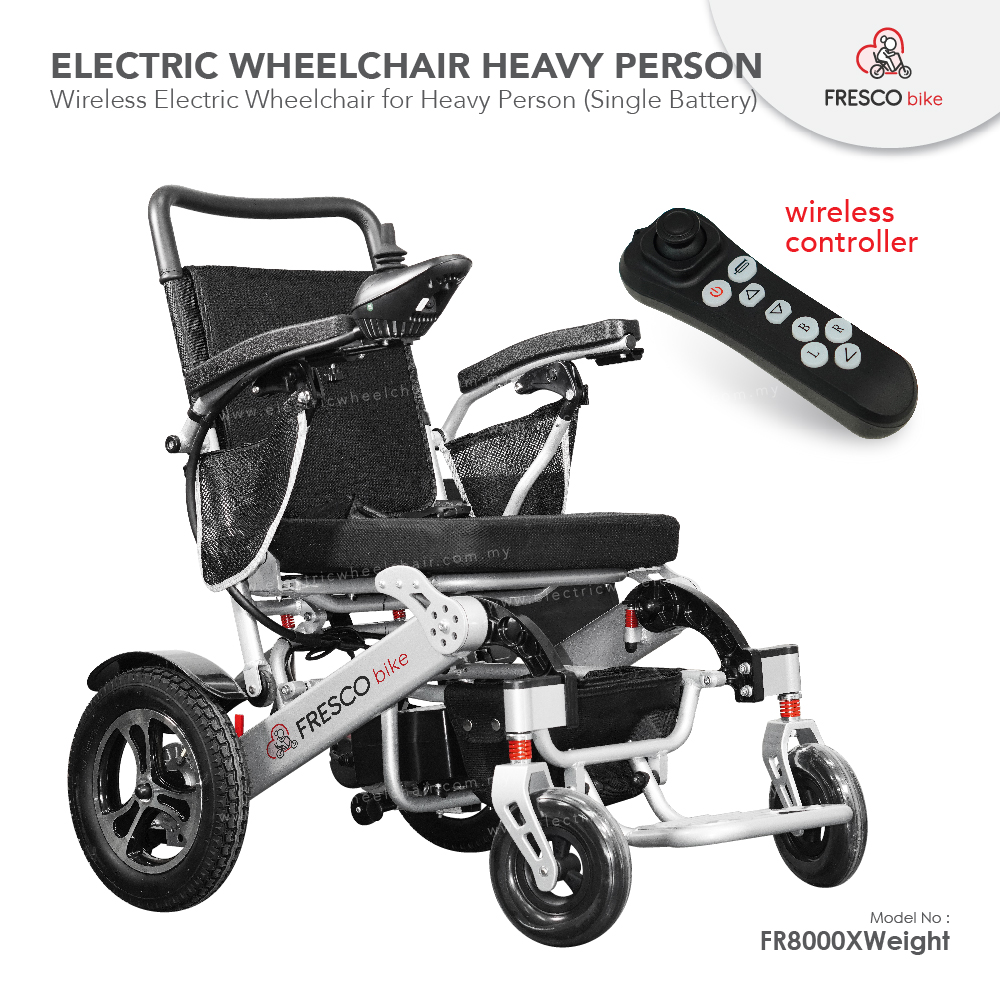 Electric Wheelchair for Heavy Person Remote Control 300W Motor