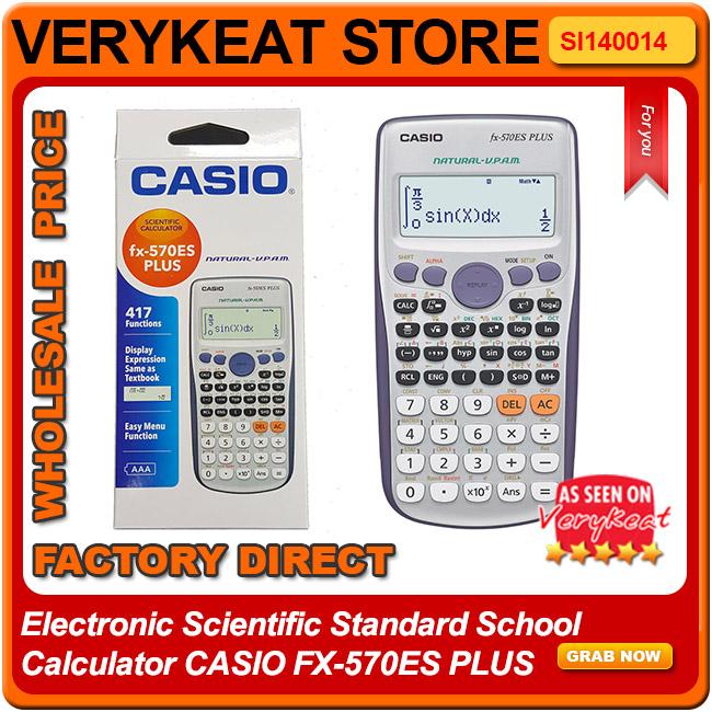 Casio calculator fx 570es plus