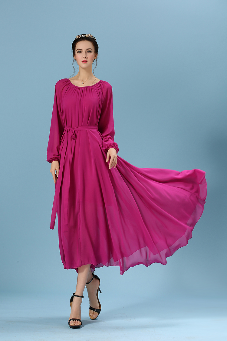 Dark Purple Maxi Dress