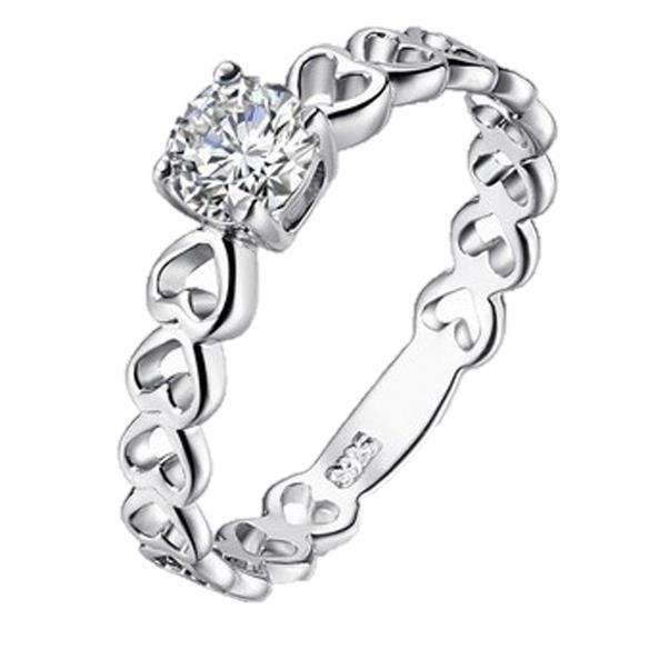 Elfi 925 Genuine Silver Engagement Ring P2 - The Garden of Love
