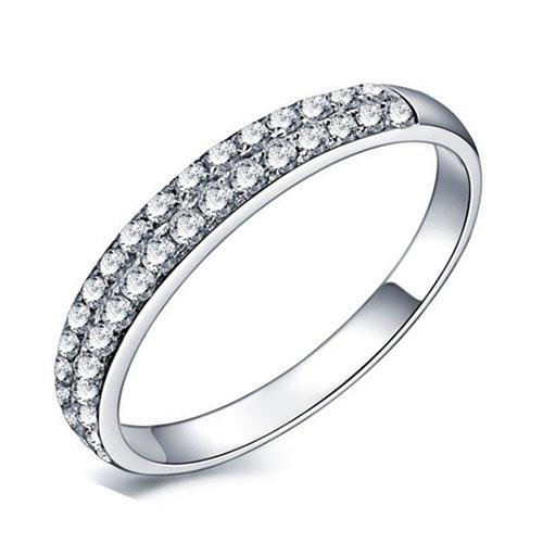 Elfi 925 Genuine Silver Engagement Ring P34 - The Eternal Beauty