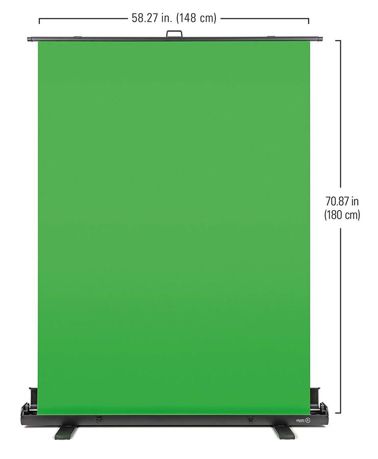 Elgato Green Screen - Collapsible Chroma Key Panel For Background