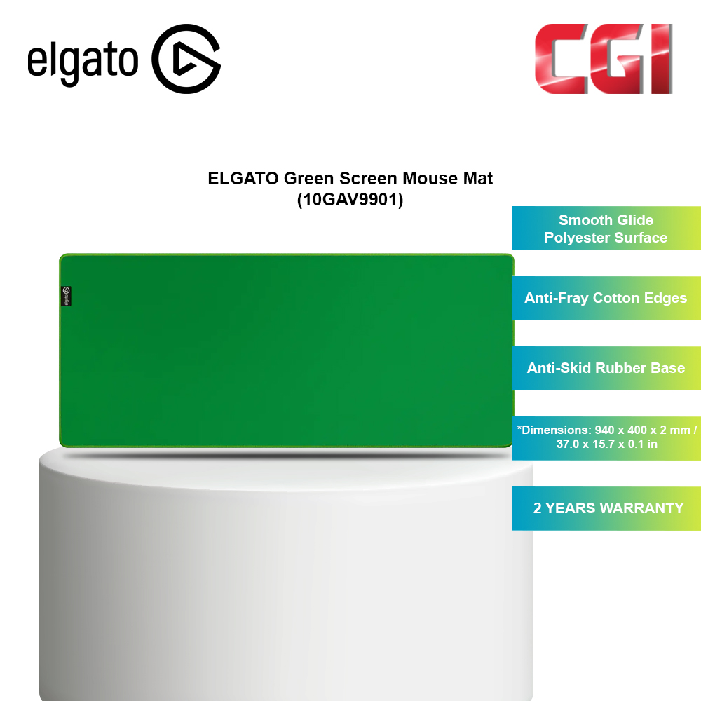 Elgato Green Screen Mouse Mat XL - 10GAV9901