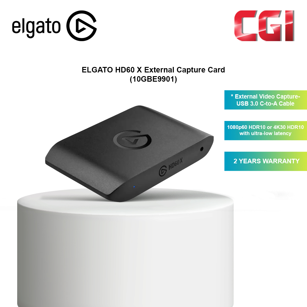 Elgato HD60 X VRR 4K60 HDR10 External Capture Card - 10GBE9901