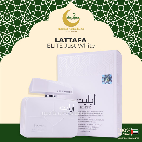 ELITE Just White EDP Perfume by Lattafa