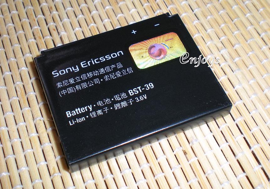 Enjoys 100% Original Battery BST-39 Sony Ericsson W380 W508 W910i Z555