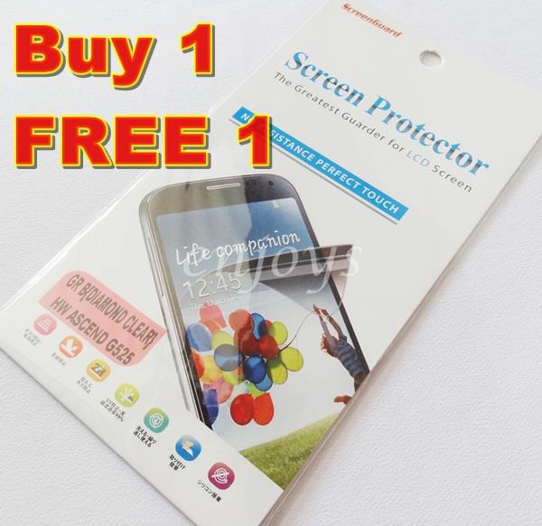 Enjoys: 2x DIAMOND Clear LCD Screen Protector for Huawei Ascend G525