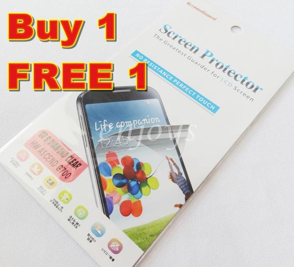 Enjoys: 2x DIAMOND Clear LCD Screen Protector Huawei Ascend G700