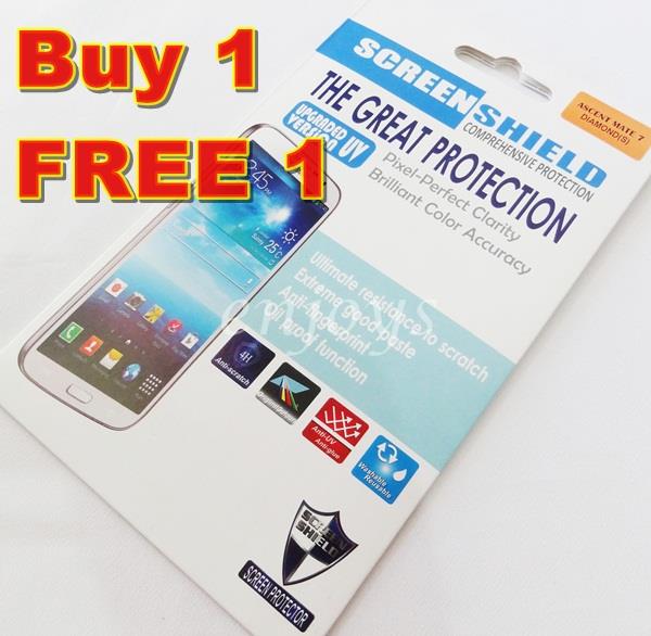 Enjoys: 2x DIAMOND Clear LCD Screen Protector for Huawei Ascend Mate 7