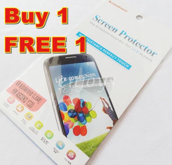 Enjoys: 2x DIAMOND Clear LCD Screen Protector Huawei Ascend Y320