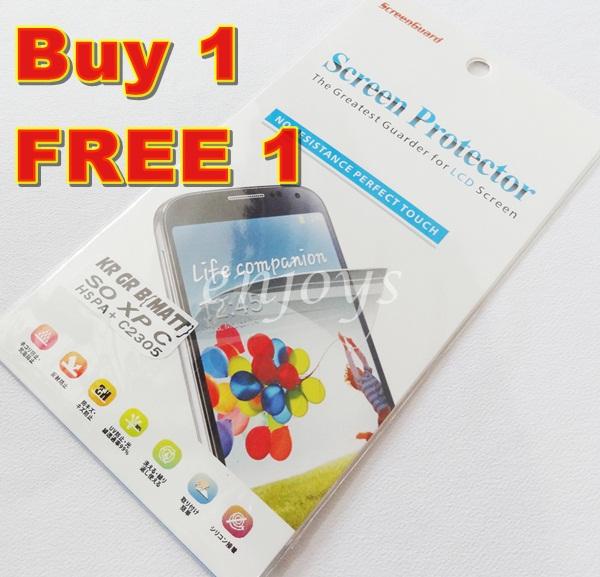 Enjoys: 2x MATTE AG LCD Screen Protector Sony Xperia C / C2305