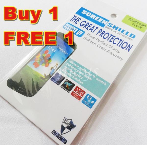 Enjoys: 2x Ultra Clear LCD Screen Protector HTC Desire 620G