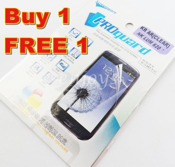 Enjoys: 2x Ultra Clear LCD Screen Protector for Nokia Lumia 620