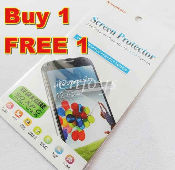 Enjoys: 2x Ultra Clear LCD Screen Protector Sony Xperia C / C2305
