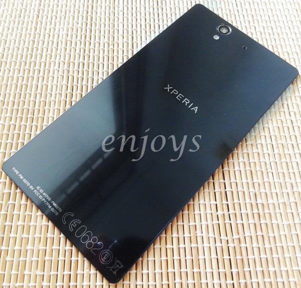 Enjoys: NEW HOUSING Battery Door Back Cover Sony Xperia Z C6603 ~BLACK